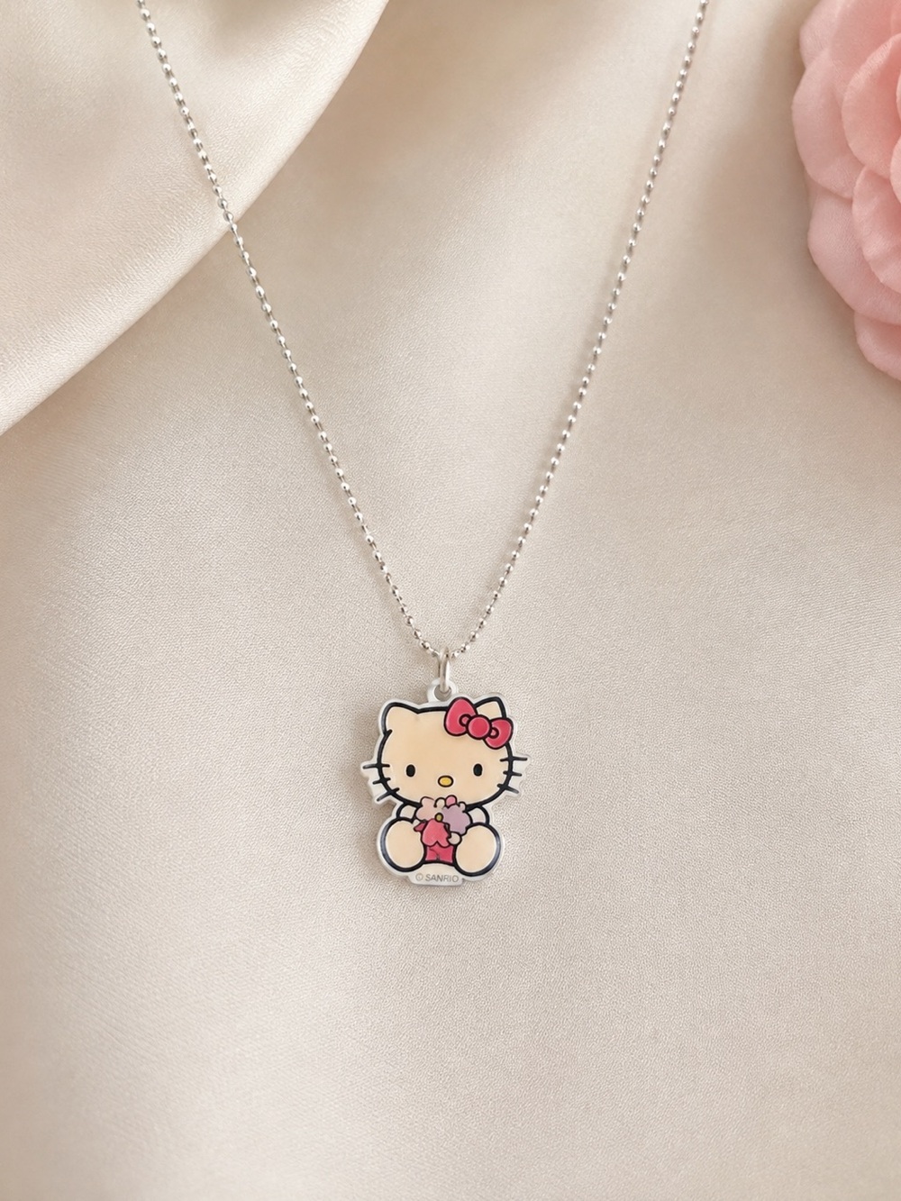 Vintage Hello Kitty Pendant‎ Charm Necklace
